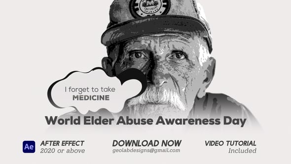 Videohive World Elder Abuse Awareness Day l Elder International Awareness Day