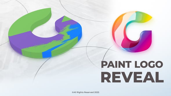 Videohive Paint Logo Reveal 58325581