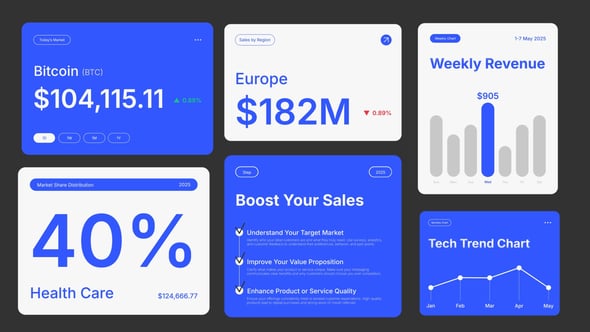 Videohive Market Sales Infographic