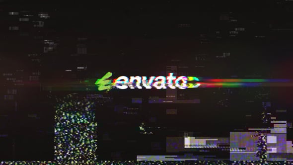 Videohive Distorted Glitch Reveal