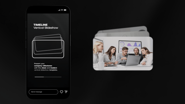 Videohive Timeline Vertical Slideshow