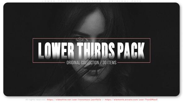 Videohive Lower Thirds Collection – Original Pack
