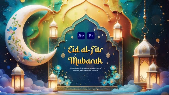 Videohive Magical Eid Mubarak Intro