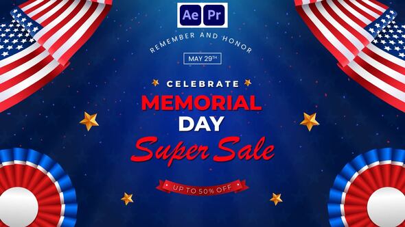 Videohive Memorial Day US Sale Intro