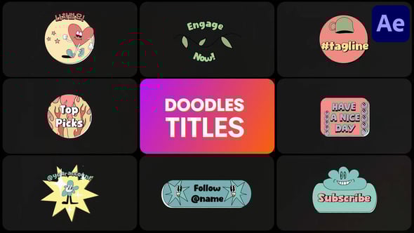 Videohive Doodles Titles | After Effects