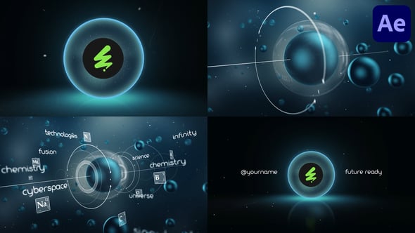 Videohive Molecules Logo Reveal for After Effects