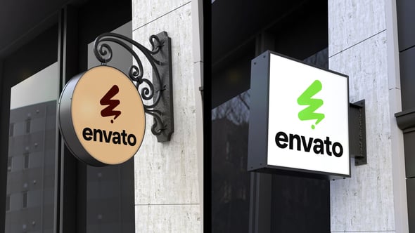 Videohive Mock Up Wall Sign 57923162