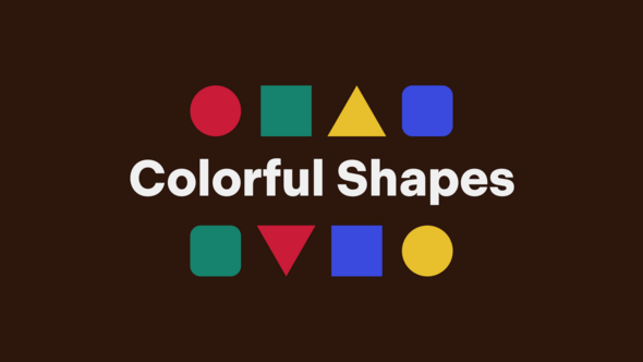 Videohive Colorful Shapes