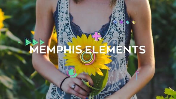 Videohive Memphis Elements