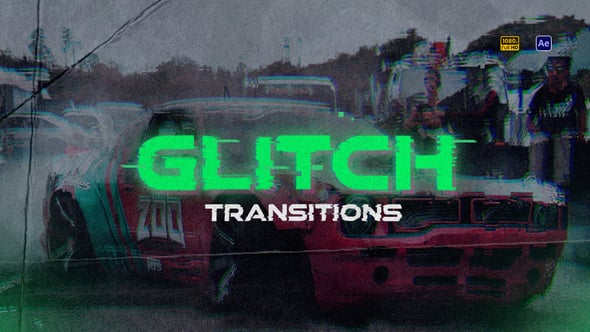 Videohive Glitch Transitions 58397757