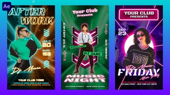 Videohive Night Club Instagram Reels