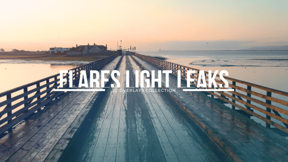 Videohive 20 Flares Light Leaks