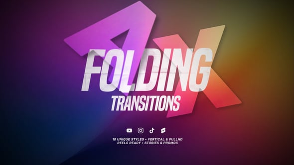 Videohive Folding Various Transitions