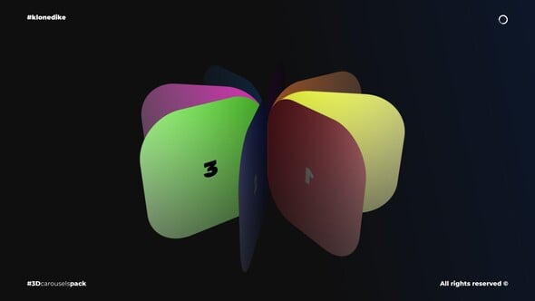 Videohive 3D Carousels