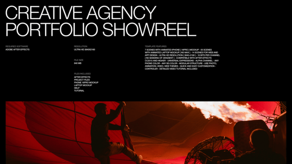 Videohive Creative Agency Portfolio Showreel