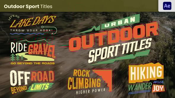 Videohive Outdoor Sport Titles