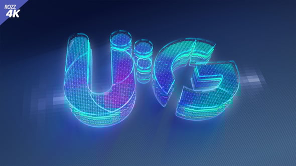 Videohive Digital Black Clean 3D Logo