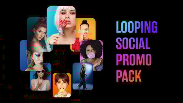 Videohive Looping Social Promo Pack
