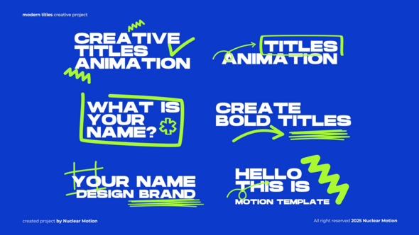 Videohive Scribble Text Animation