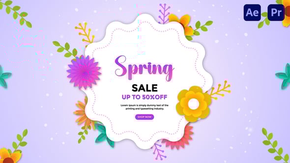 Videohive Spring Sale Intro