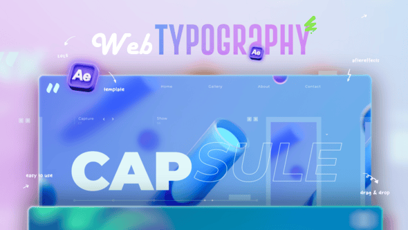 Videohive Web Typography