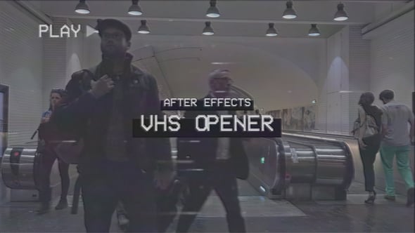 Videohive VHS Opener 58273999