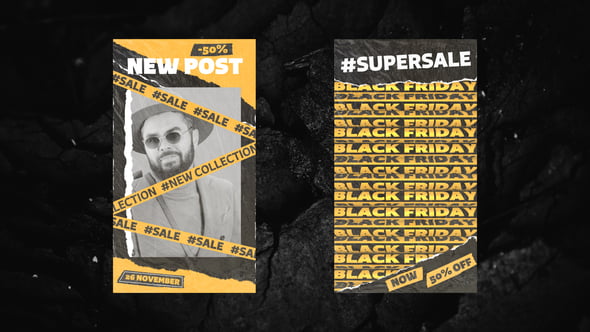 Videohive Black Friday Stories 58482164