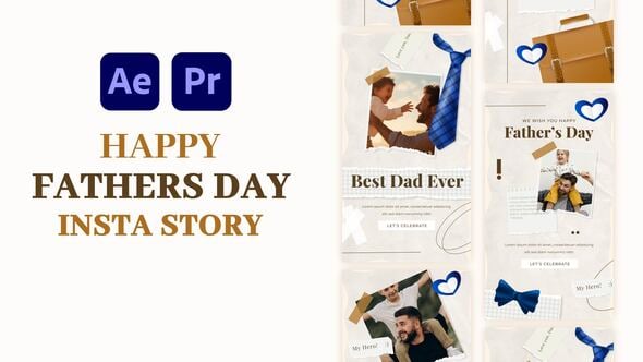 Videohive Fathers Day Instagram Story