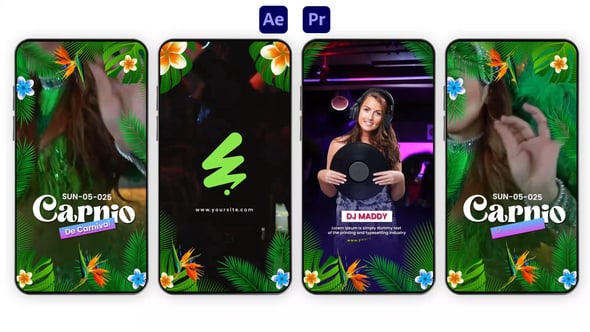 Videohive Tropical Summer Instagram Story