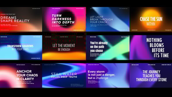 Videohive Gradient Typography 57971067