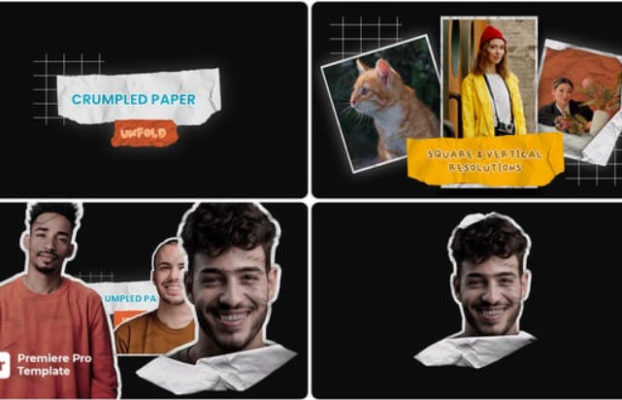 Download Crumpled Paper Unfold PP – Videohive