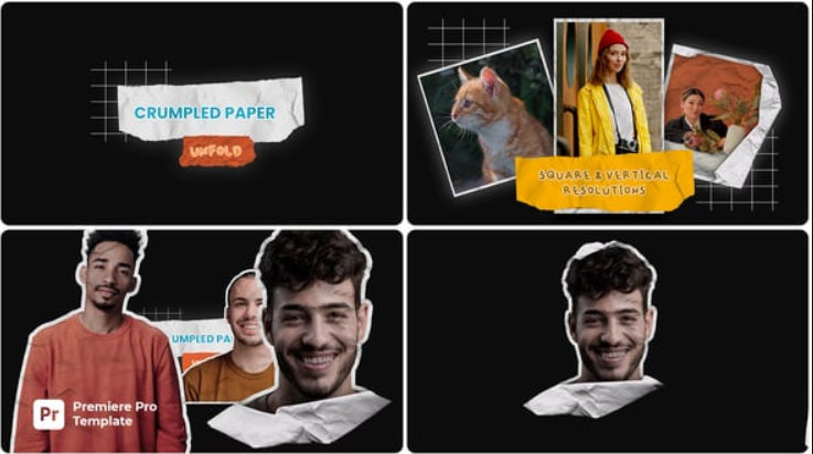 Download Crumpled Paper Unfold PP – Videohive