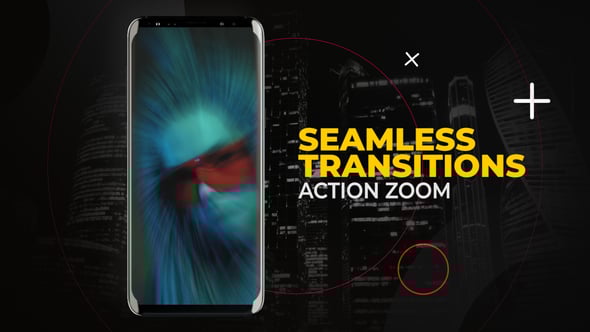 Videohive Vertical Action Zoom Transitions | After Effects