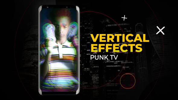 Videohive Vertical Punk Tv Effects | After Effects