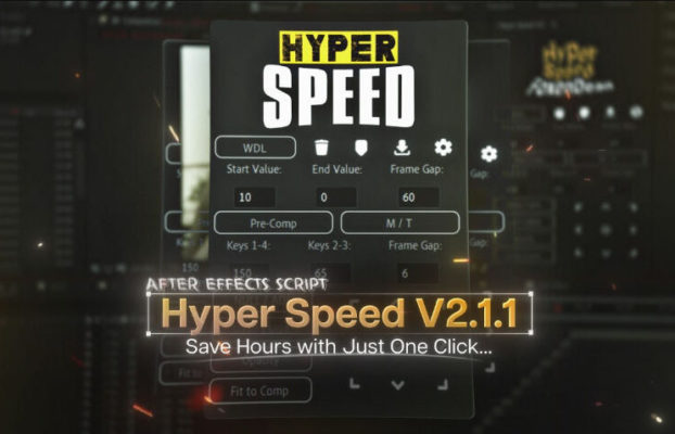 Hyper speed V2.1.1 For After Effects