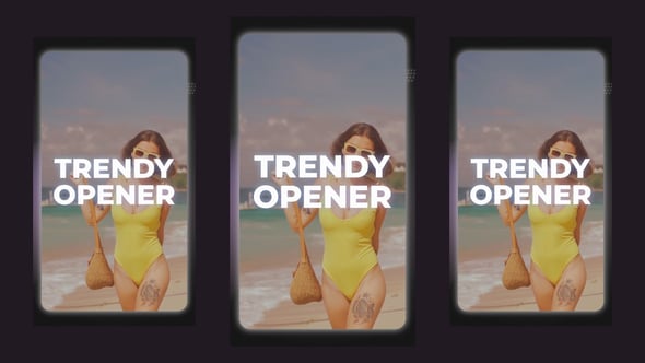 Videohive Vertical Dreamy Slideshow Opener