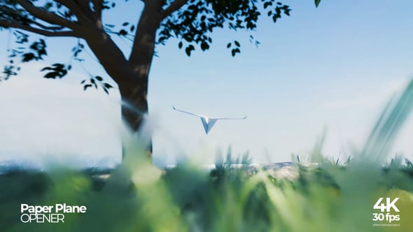 Videohive Paper Plane Opener 58358305