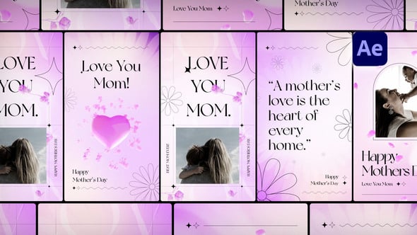 Videohive Mothers Day Stories 57923294