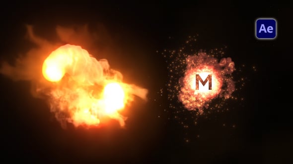 Videohive Fireball Logo Reveal 58387951