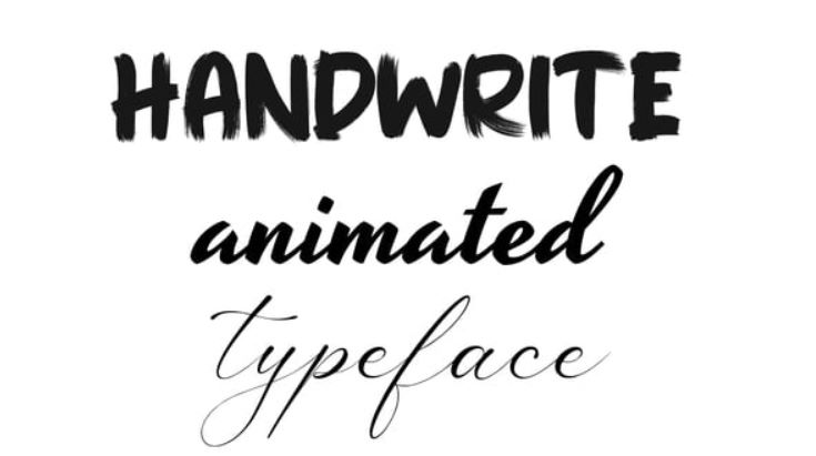Videohive Handwrite Typeface