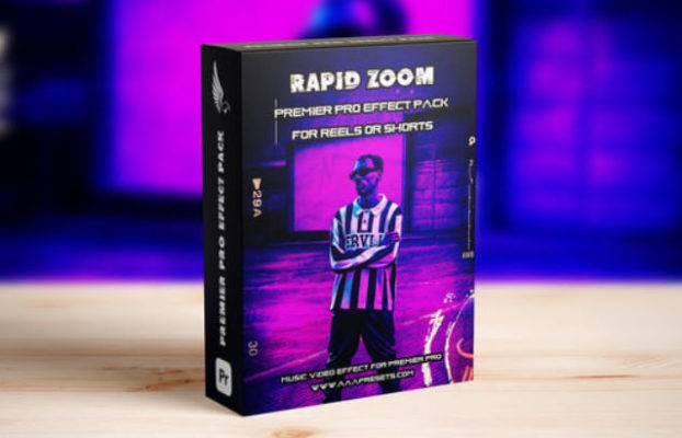 Videohive Rapid Shutter Zoom Effect in Premiere Pro – made for Reels, TikTok, and Shorts