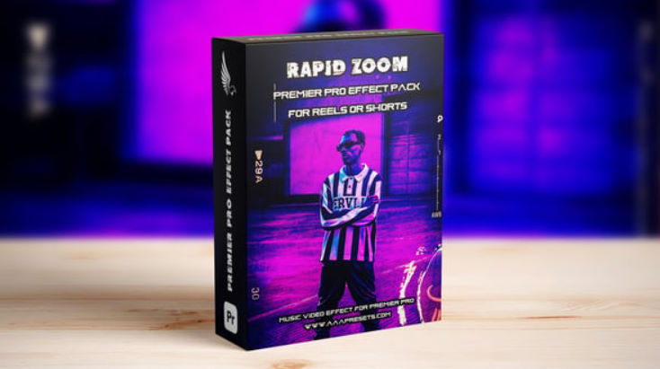 Videohive Rapid Shutter Zoom Effect in Premiere Pro – made for Reels, TikTok, and Shorts