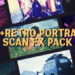 Download Retro Portrait Scan FX – VHS Grunge Texture & Analog Frame Pack – Videohive