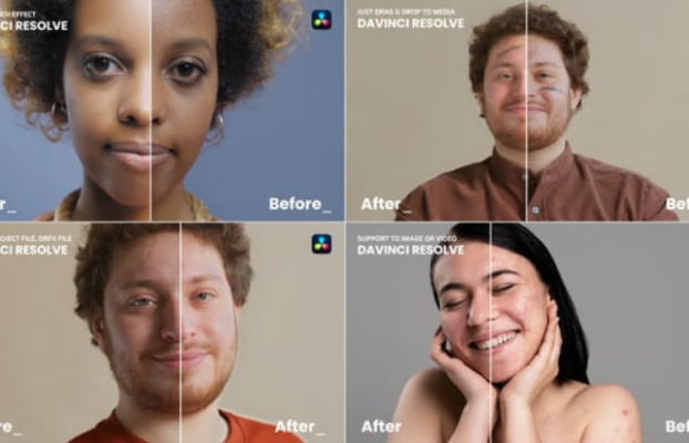 Videohive Skin Retouch Effect Davinci Resolve