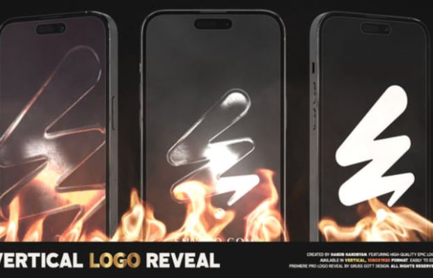 Videohive Vertical Logo Reveal