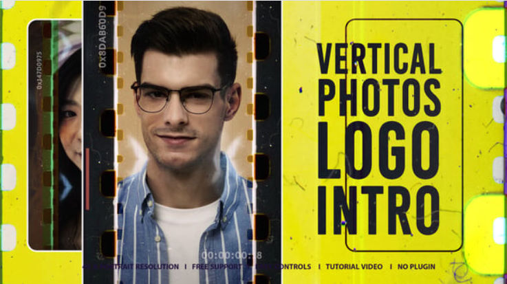 Videohive Vertical Photos Intro I Dynamic Opener