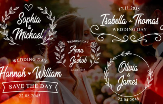 Videohive Wedding Titles Pack For Premiere Pro
