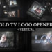 Download Vintage CRT Screen Logo Opener Vertical Version included MOGRT – Videohive